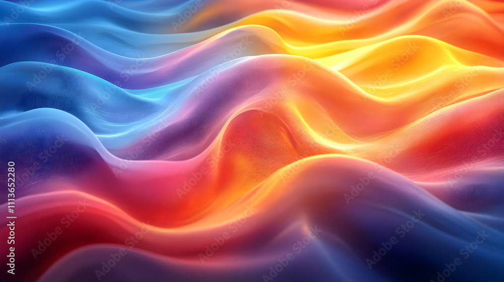 Abstract 3D Wave Background Abstract 3D Wave Background