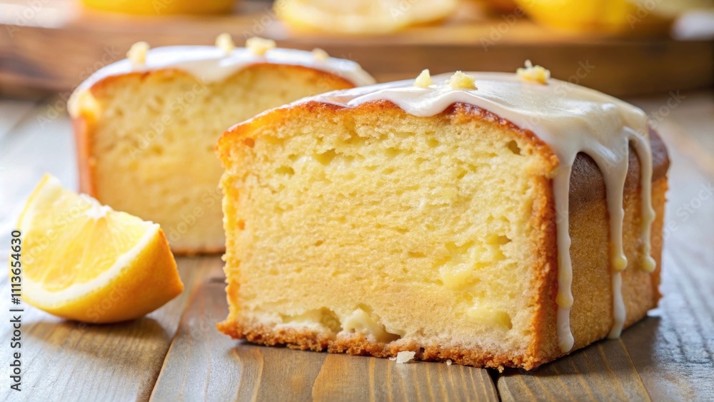 Delicious lemon pound cake slice with missing bite, lemon, cake, dessert, slice, baked, pastry, yellow, tasty Delicious lemon pound cake slice with missing bite, lemon, cake, dessert, slice, baked, pastry, yellow, tasty