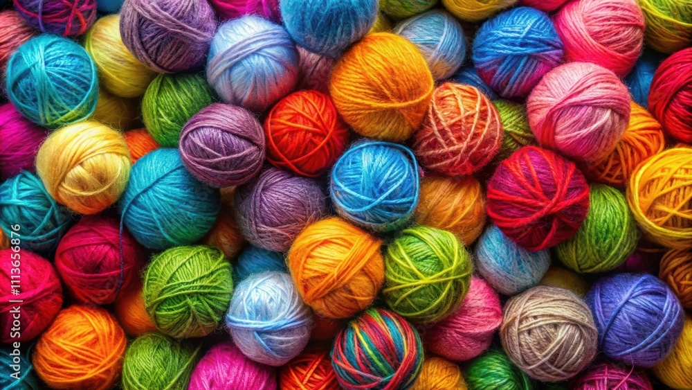 Pile of vibrant and colorful yarn balls, yarn, colorful, vibrant, pile, knitting, crafts, textile, hobby, vibrant, assorted, texture Pile of vibrant and colorful yarn balls, yarn, colorful, vibrant, pile, knitting, crafts, textile, hobby, vibrant, assorted, texture