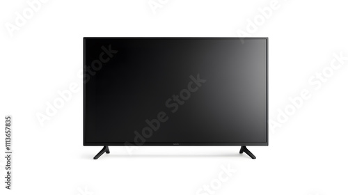 LCD tv isolated on white background, mock up