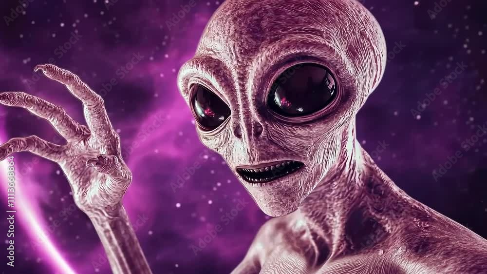 Mysterious alien encounter starry sky Mysterious alien encounter starry sky