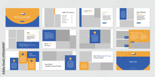 hotel presentation design template