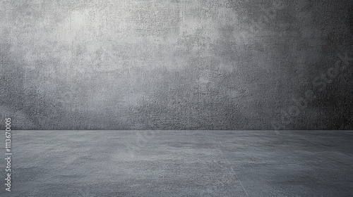 Serene and Contemplative Monochromatic Concrete Studio Interior