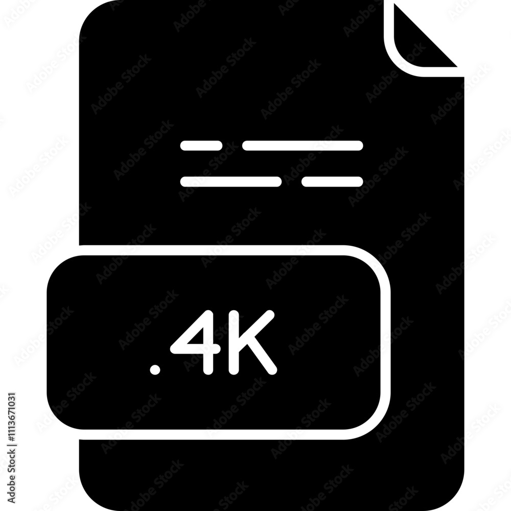 4K Icon