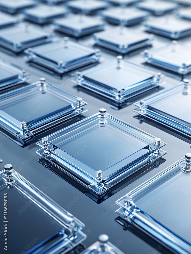 Magnified image of nanostructures used in solar panels to improve energy efficiency Magnified image of nanostructures used in solar panels to improve energy efficiency