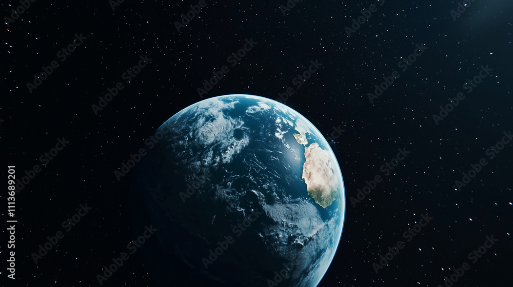 Astronaut floating in space with Earth glowing in the background Astronaut floating in space with Earth glowing in the background