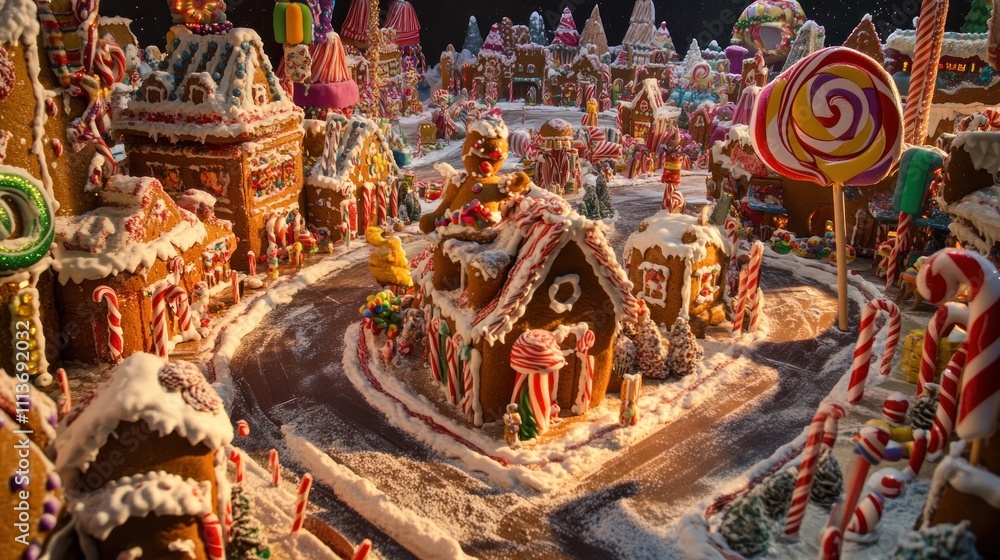 Enchanted Gingerbread Village: A Festive Holiday Wonderland Enchanted Gingerbread Village: A Festive Holiday Wonderland