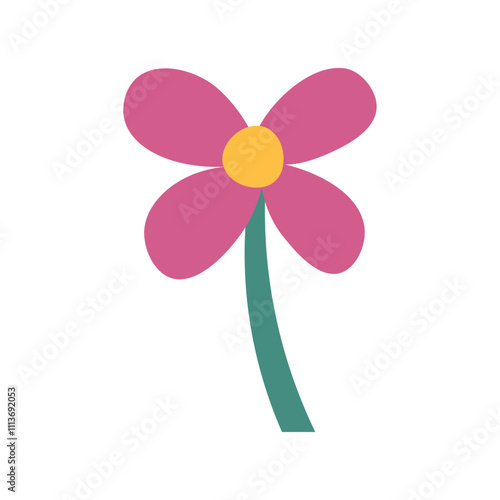 Colorful Floral Abstract Shapes Vector - 13