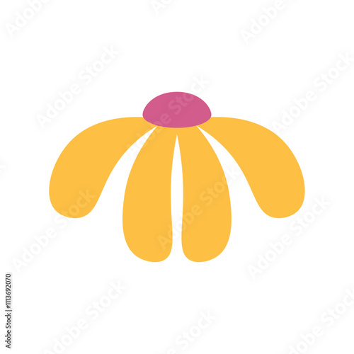 Colorful Floral Abstract Shapes Vector - 11