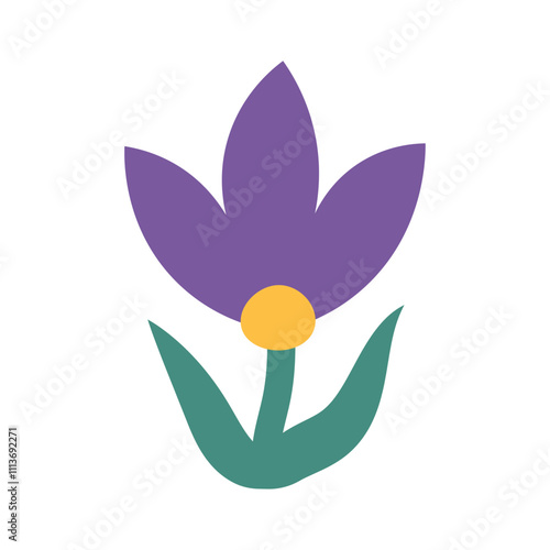 Colorful Floral Abstract Shapes Vector - 22