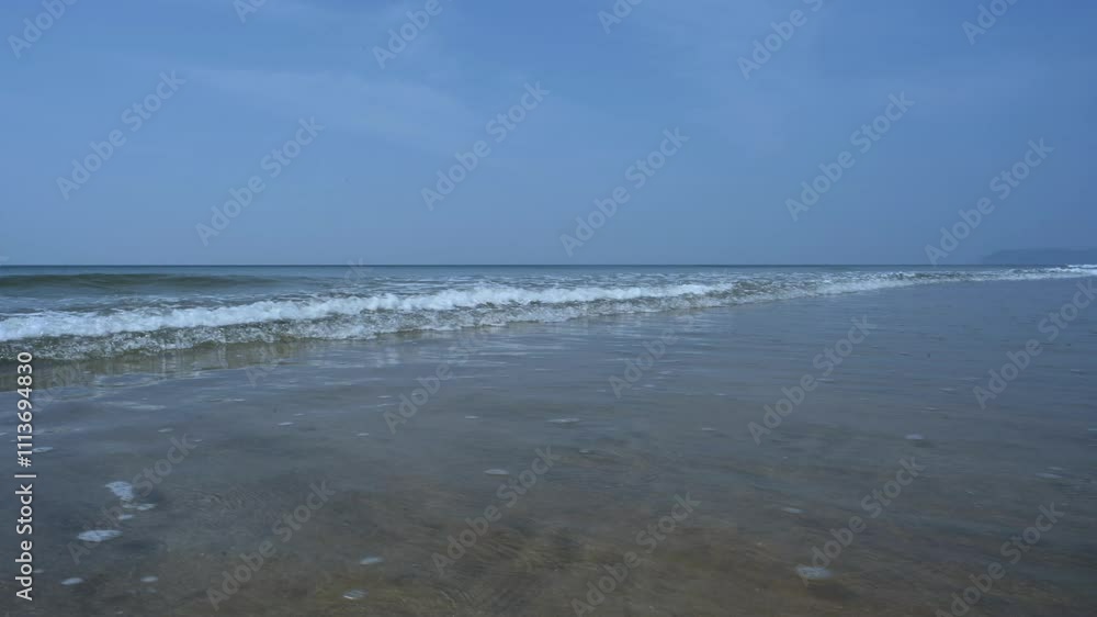 The Wave of ocean on Beach. The Wave of ocean on Beach.