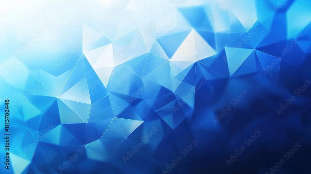 Abstract Blue Polygonal Background Abstract Blue Polygonal Background