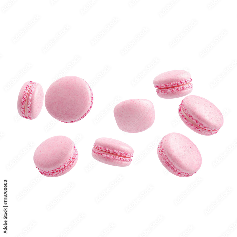 Obraz premium Pink Macarons