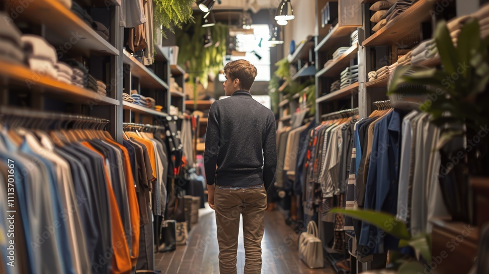 Sales assistant in clothing store Sales assistant in clothing store