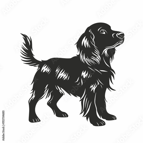 English Springer Spaniel Dog vector