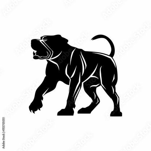 Mastiff Dog vector logo