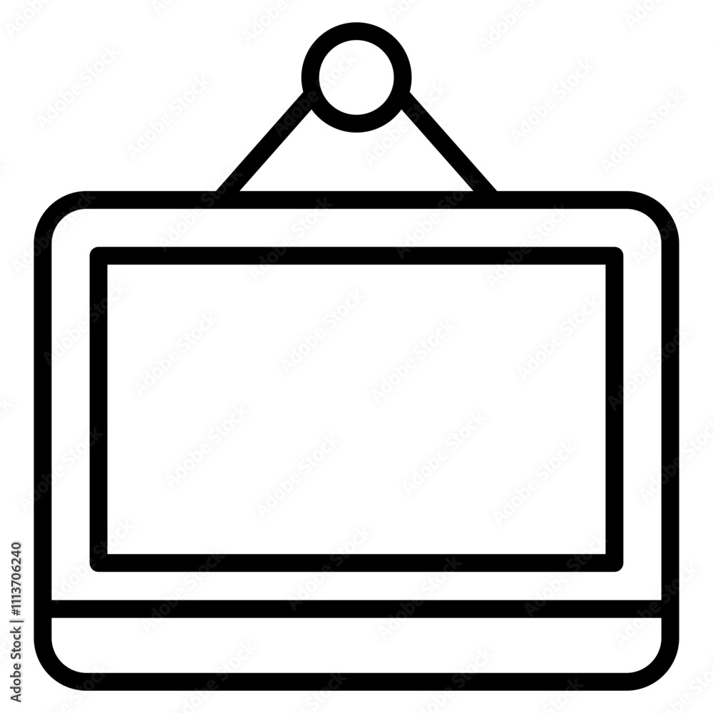 Blackboard Icon Element For Design Blackboard Icon Element For Design