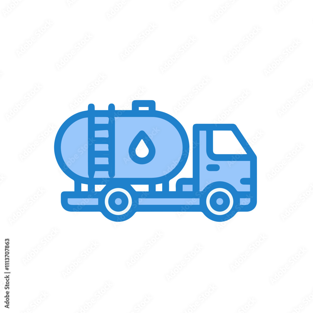 Fototapeta premium Oil icon symbol vector image Illustration