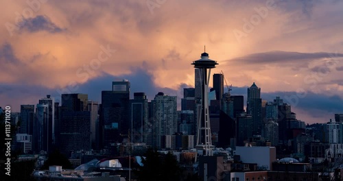 Cityscape at Sunset