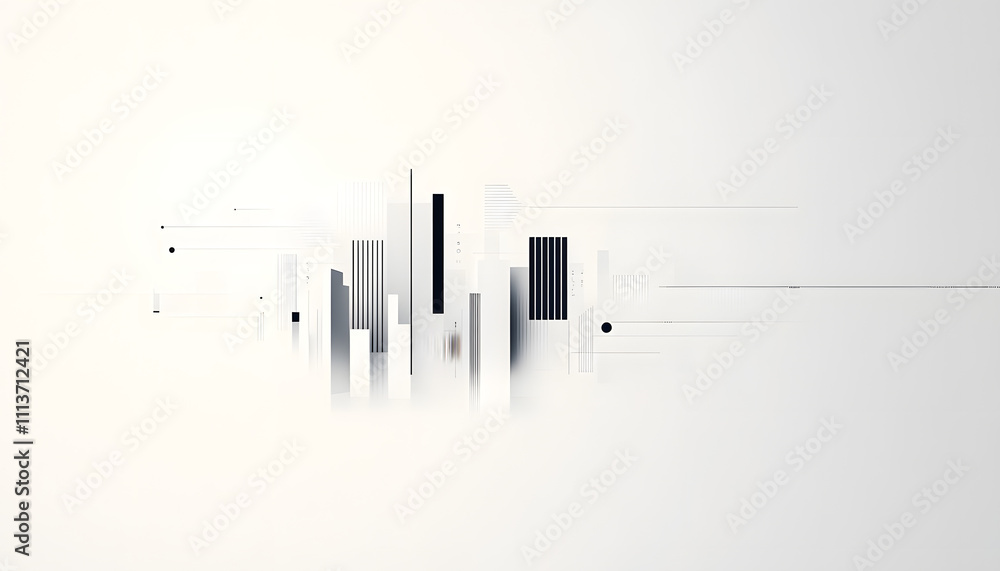 Modern flat line on white background Modern flat line on white background
