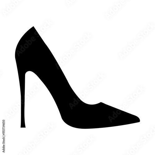 Fashion shoe, vector icon