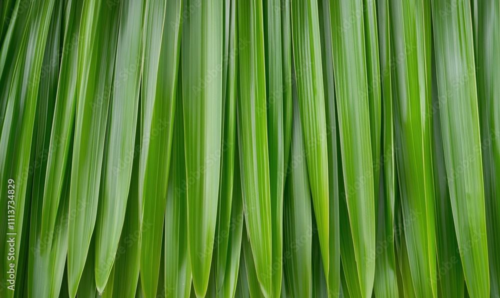 Green leaves texture, vibrant foliage, long narrow leaves, natural background, lush greenery, botanical pattern, fresh plant life Green leaves texture, vibrant foliage, long narrow leaves, natural background, lush greenery, botanical pattern, fresh plant life