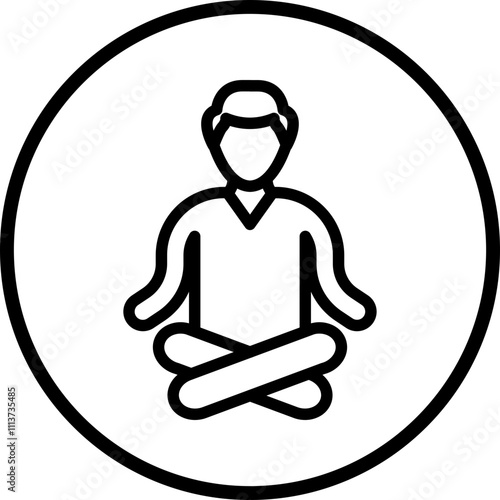 Meditation Icon Style