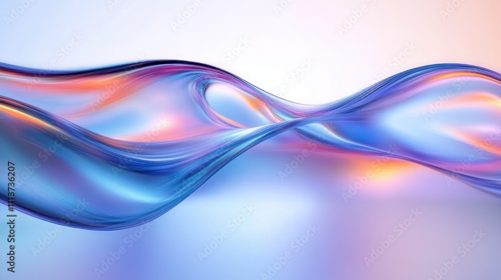 Abstract Fluid Art Background with Wavy Shapes and Soft Pastel Colors Abstract Fluid Art Background with Wavy Shapes and Soft Pastel Colors