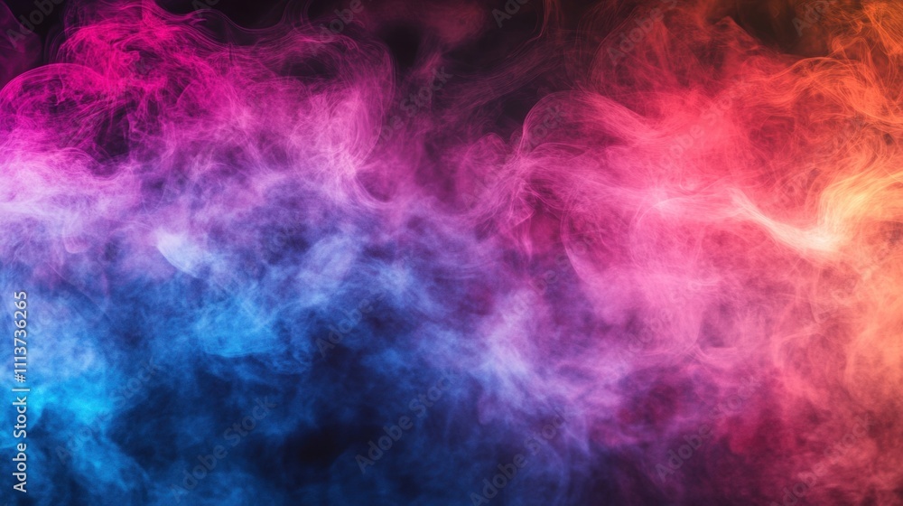 A vibrant abstract representation of colorful smoke swirling in shades of pink, blue, and orange. A vibrant abstract representation of colorful smoke swirling in shades of pink, blue, and orange.