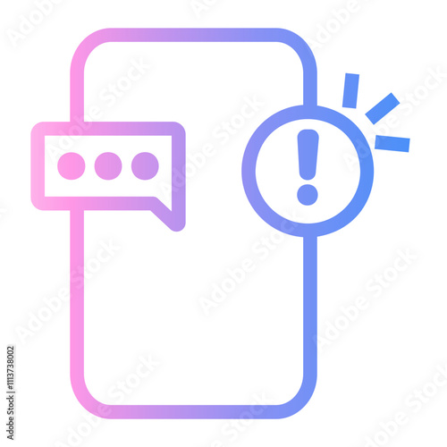infected Line Gradient Icon