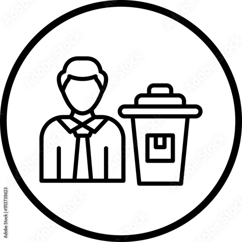 Responsible Disposal Icon Style