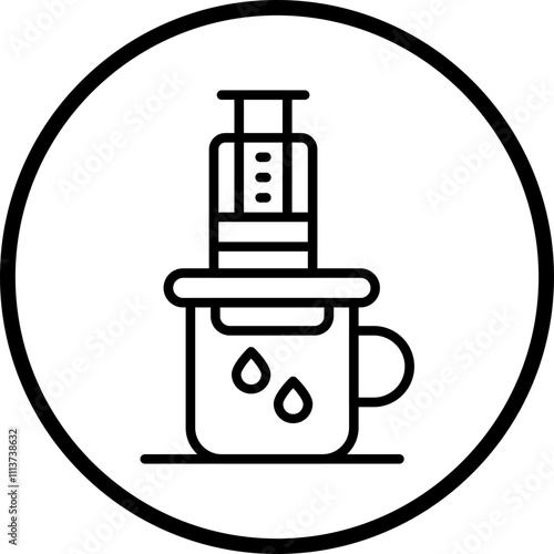 Aeropress Icon Style