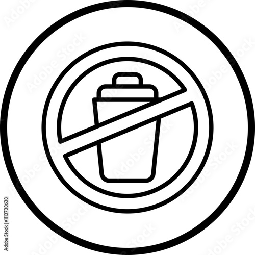 Zero Waste Icon Style