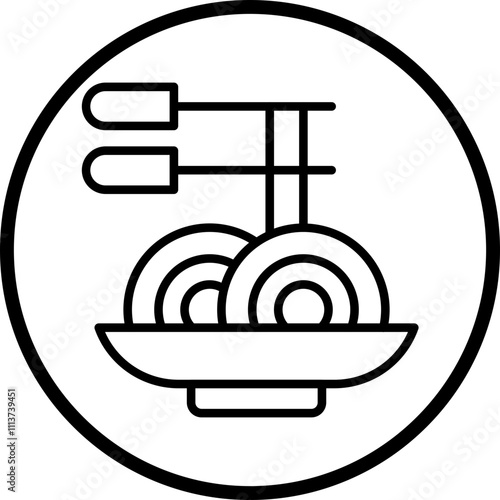 Pad Thai Icon Style