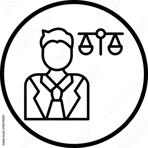 Defendant Male Icon Style