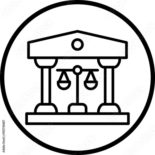 Law Firm Icon Style