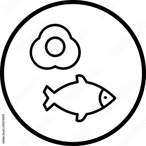 Keto Diet Icon Style