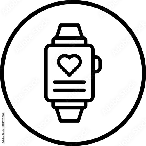 Fitness Tracker Icon Style