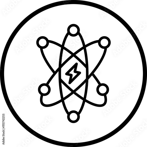 Atomic Energy Icon Style