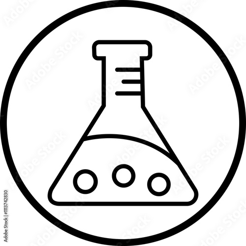 Volumetric Flask Icon Style