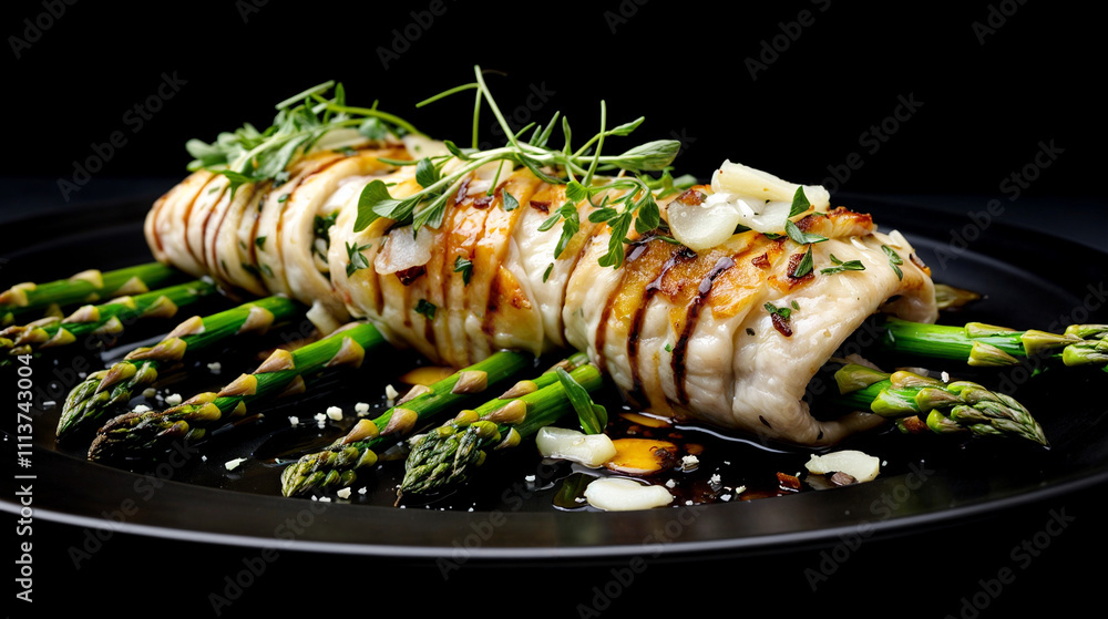 Asparagus Stuffed Chicken With Provolone Cheese Asparagus Stuffed Chicken With Provolone Cheese