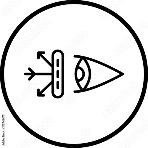 Anti Reflective Coating Icon Style