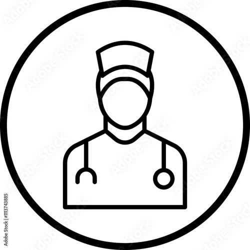Ophthalmologist Male Icon Style
