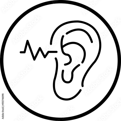 Hearing Checkup Icon Style