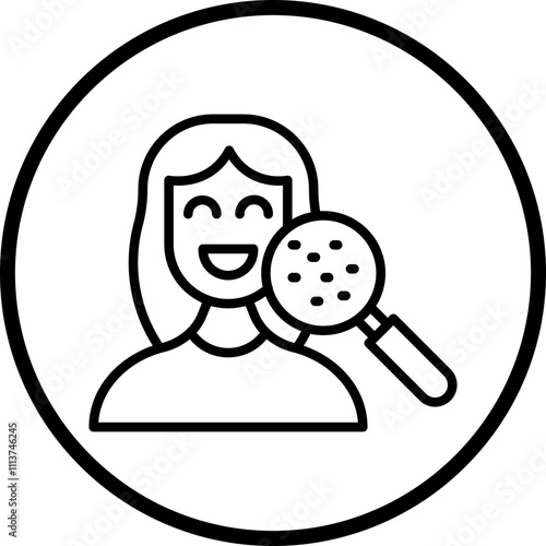 Skin Checkup Icon Style