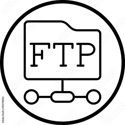 Ftp Protocol Icon Style
