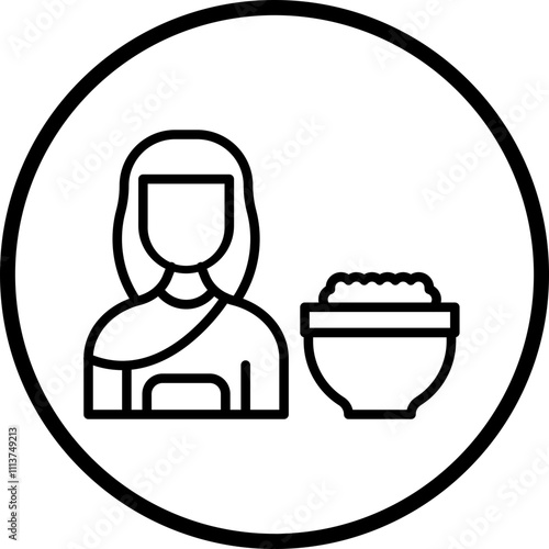 Gatherer Female Icon Style