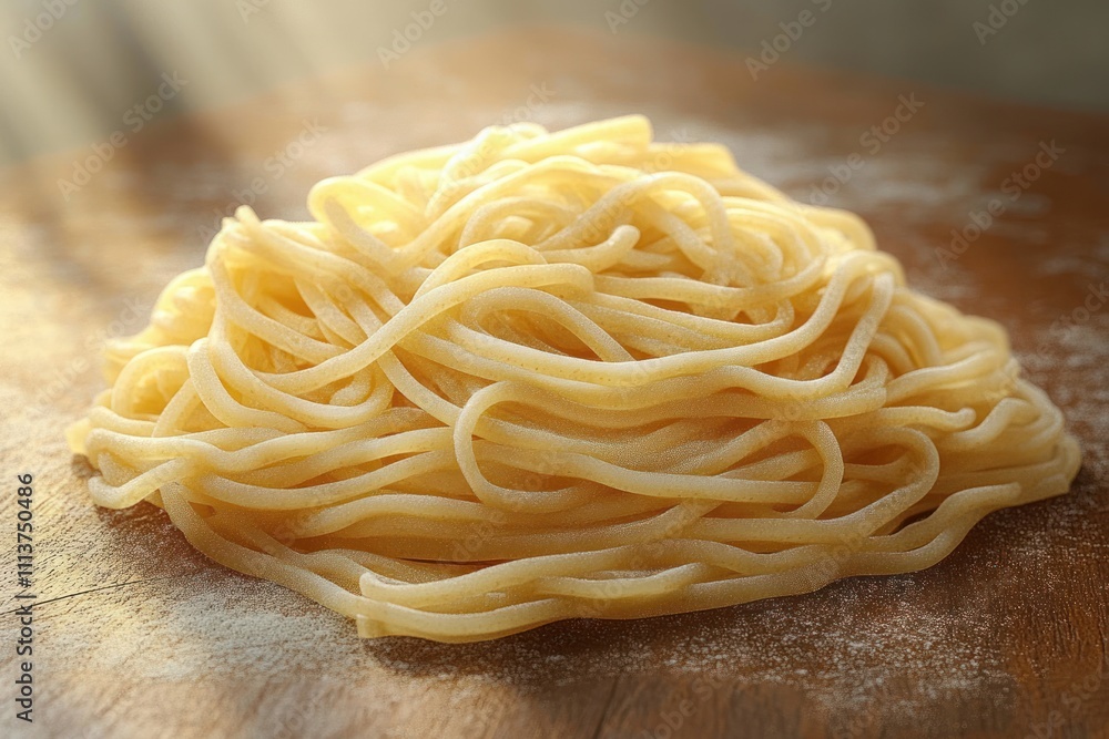 Fresh Medium-thick Curly Noodles Fresh Medium-thick Curly Noodles