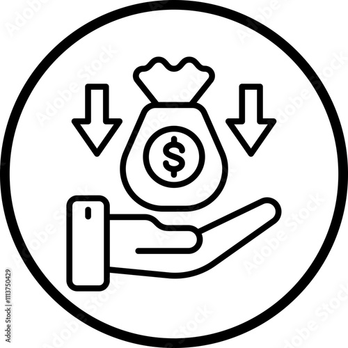 Passive Income Icon Style