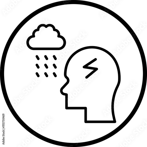 Depression Icon Style